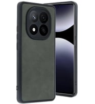 Northcity Xiaomi Redmi Note 14 Pro 5G Uyumlu Kılıf Aras Deri Kapak - Koyu Yeşil