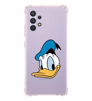 Samsung Galaxy A32  Köşe Korumalı Antişok Kapak Donald Duck Tasarımlı Şeffaf  Kılıf