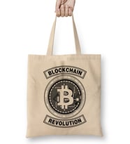 Bitcoin Revolution Blockchain Bez Çanta Uzun Saplı