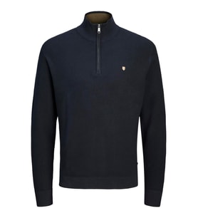 JPRBLUREX KNIT HALF ZIP LN Seaborne