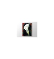 Georgia Okeeffe - Single Lily With Red 1928 Tablo 50 X 70 Cm