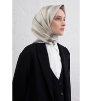 Sura İpek Eşarp -2025/2026 -9418 (Taş)