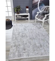 Dijital Kaymaz Yıkanabilir Beyaz Modern Salon Halısı Mutfak Halısı Koridor Halısı Yolluk HLN1817