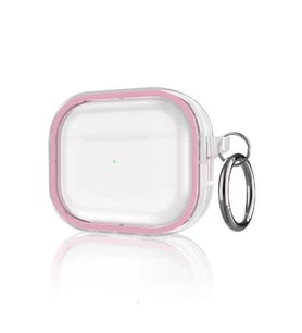 Durukar® Airpods Pro 2 (2.nesil) Shiny Şeffaf Kılıf - Pembe