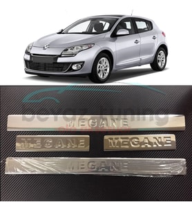 Renault Megane 3 Kapı Eşiği Kromu Nikelajı 2009-2015