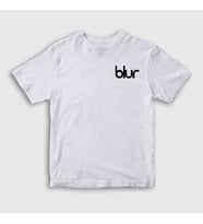Presmono Unisex Çocuk Beyaz Logo Blur T-Shirt 453749tt (Beyaz)