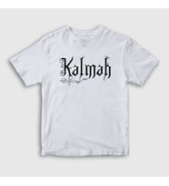 Presmono Unisex Çocuk Beyaz Logo Kalmah T-Shirt 89047tt (Beyaz)