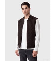 LCWAIKIKI Classic Kahverengi Regular Fit Kolej Yaka Erkek Triko Yelek