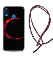 Huawei P20 Lite Mate 10 20 Lite Pro P40 Lite KılıfBoyun Asklı Rasta Silikon Red Moons 1747