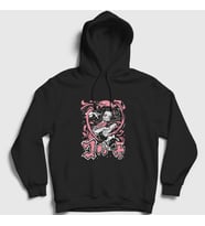 Presmono Unisex Siyah Fight Nezuko Kamado Anime Demon Slayer Kimetsu No Yaiba Kapüşonlu Sweatshirt 308057tt