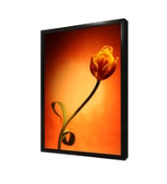 Kırmızı Gül Çerçeveli Mdf Tablo