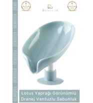 #Sabunluk Vantuzlu Silikon Banyo Mutfak Lavabo Kendi Kendine Boşaltan Su Tutmaz Giderli Katı Sabunlu