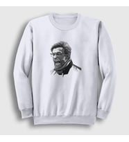 Presmono Unisex Beyaz Shout Soccer Futbol Jürgen Klopp Sweatshirt 339208tt