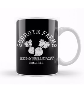 The Office Schrute Farms Bed & Breakfast 02 Kupa Bardak Porselen