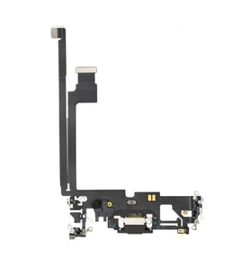 iPhone 12 Pro Max Şarj Soketi Mikrofon Filmi Flex Siyah Renk
