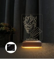 Star Wars Darth Maul Lamba 3d Led Masa Lambası Kişiye Özel İsimli Lamba