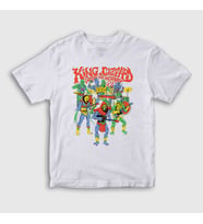 Presmono Unisex Çocuk Beyaz Band King Gizzard And The Lizard Wizard T-Shirt 489111tt (Beyaz)
