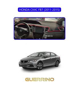 HONDA CIVIC FB7 2011-2015TORPİDO KORUMA HALISI MAVİ KENAR