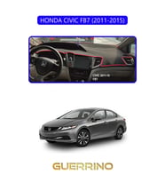 HONDA CIVIC FB7 2011-2015TORPİDO KORUMA HALISI MAVİ KENAR