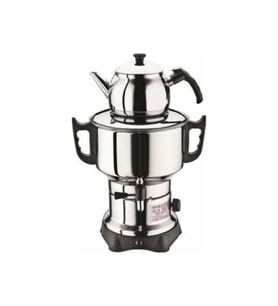Morlife Teahouse Elektrikli Semaver (Beyaz - Gold)