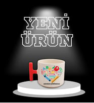 Öğretmenler Günü Özel Hediye Seramik Kupa Bardak (Kırmızı)