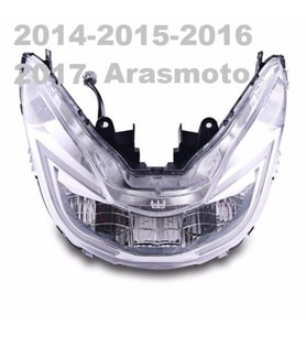 Honda Pcx 125 Pcx 150 Ön Far Komple 2014-2017 Oem A Kalite _Supermoto (Renksiz)