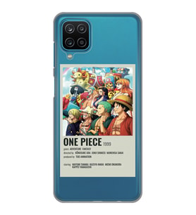 Samsung Galaxy A22/M22/M32 Uyumlu One Piece Desenli Şeffaf Telefon Kılıfı