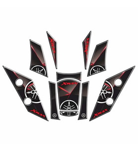 Yamaha Xmax 2018 - 2022 Uyumlu Tank Pad Set 002
