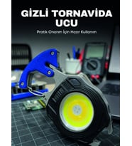 Sb Type-c Şarjlı Cob Led Çok Amaçlı Acil Durum Feneri Kamp Araç Ve Günlük Kullanım
