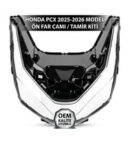 Honda PCX 125 Far Camı Değişim Lensi Kırık Far Tamir Camı Şeffaf 2025-26 Supermto