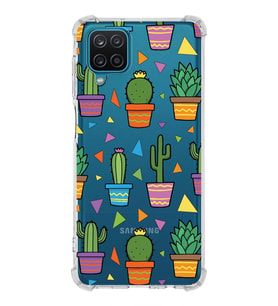 PrintiFy Samsung Galaxy A22 Uyumlu Water Color 4 Baskılı Şeffaf Köşe Korumalı Antişok Kılıf
