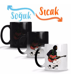Chuck Berry Sihirli Kupa Bardak Porselen