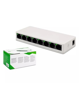 P-ix-Link LV-SW08 8 Port Ethernet Switch 10/100Mbps Ağ Çoklayıcı Beyaz