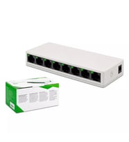 P-ix-Link LV-SW08 8 Port Ethernet Switch 10/100Mbps Ağ Çoklayıcı Beyaz