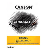 CANSON A4 GRADUATE BRİSTOL ÇİZİM DEFTERİ 180 GR. 20 YP.