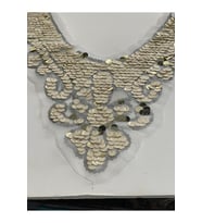 36X31 CM PUL PAYETLİ YAKA APLİKE ARMA YAMA AKSESUAR