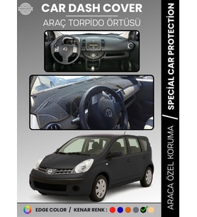 NİSSAN NOTE E11 (2005-2009) Torpido Örtüsü Premium Kalite Torpido Koruma Araca Özel UV Koruma