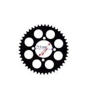 Ybr Uyumlu Arka Dişli 428-45T İç 64 Mm Alüminyum Siyah Öm