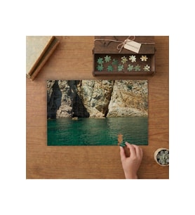 Antalya Suluada Kayalıkları Tasarımı 240 parça Ahşap Puzzle Ahşap Kutuda MP07936