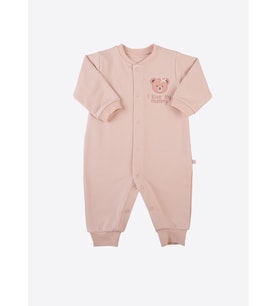 Organik Mumy Patiksiz Tulum Pembe