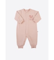 Organik Mumy Patiksiz Tulum Pembe