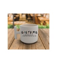 Latte & Espresso El Yapımı Friends Yazılı T Kulp Kupa 200 Ml
