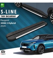 S-Dizayn Peugeot 3008 3 Hybrid S-Line Aluminyum Yan Basamak 183 Cm 2024 Üzeri A+ Kalite