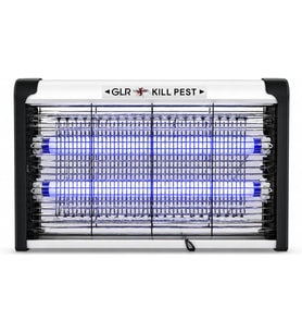 KF-6020 Elektrikli Sinek Öldürücü Lamba 20W, 50m2 Etkili Sivrisinek ve Haşere Avcısı, 1800V Yüksek Voltaj Cihazı, Ce ve Rohs Sertifikalı - Gri