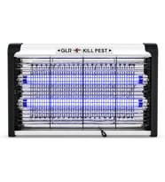 KF-6020 Elektrikli Sinek Öldürücü Lamba 20W, 50m2 Etkili Sivrisinek ve Haşere Avcısı, 1800V Yüksek Voltaj Cihazı, Ce ve Rohs Sertifikalı - Gri