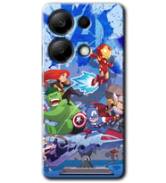 Redmi Note 13 Pro 4G Kılıf HD Desen Baskılı Kılıf - Avengers Cartoon