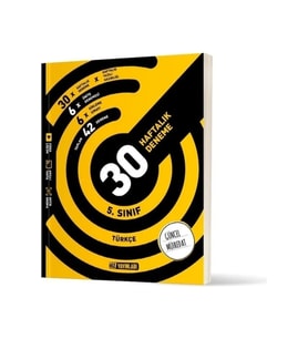 Hız Yayınları 5. Sınıf Türkçe Haftalık Deneme