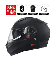 FF868 Night Motosiklet Kaskı Güneş Vizörlü Çene Açılır Motorcu Kask
