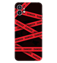 Nothing Phone 2 Kılıf Desenli Silikon Danger 1372