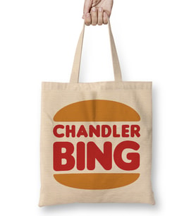 Chandler Bing Bez Çanta Uzun Saplı